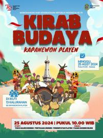 Kirab Budaya Kapanewon Playen Meriahkan Hari Kemerdekaan RI